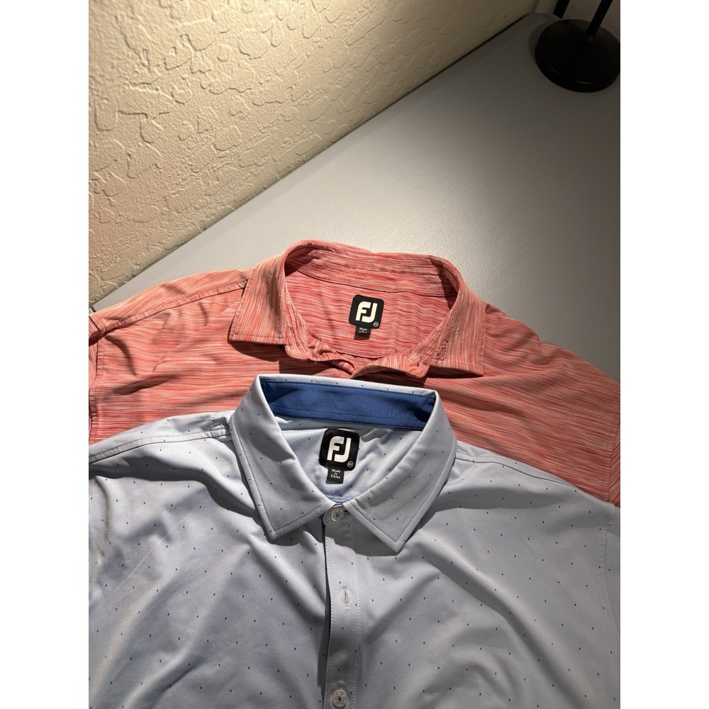 FootJoy Golf Performance Polo 2XL Lot of 2 Men's Short Sleeve